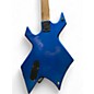 Used B.C. Rich Warlock Blue Electric Bass Guitar