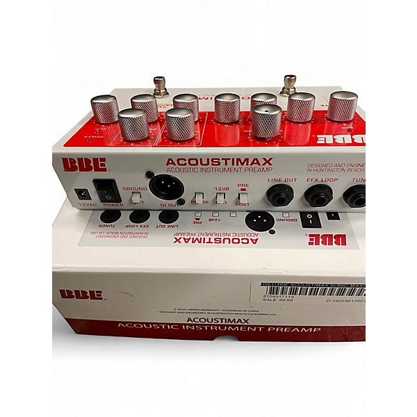 Used BBE Acoustimax Sonic Maximizer/Preamp Pedal Guitar Preamp