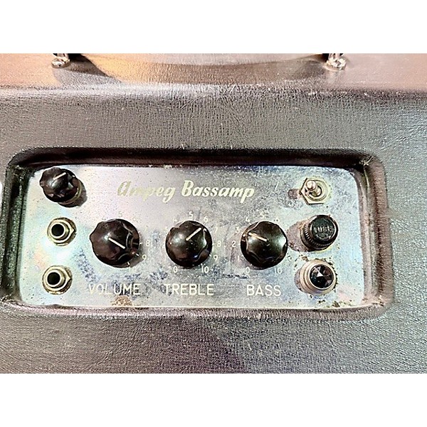 Vintage 1960s Ampeg BASSAMP 1X15 TUBE COMBO Tube Bass Combo Amp