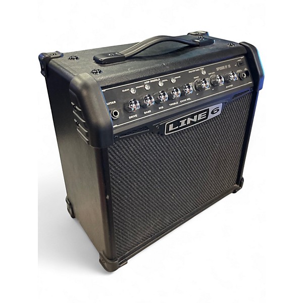 Used Line 6 Spider IV 15W 1X8 Guitar Combo Amp