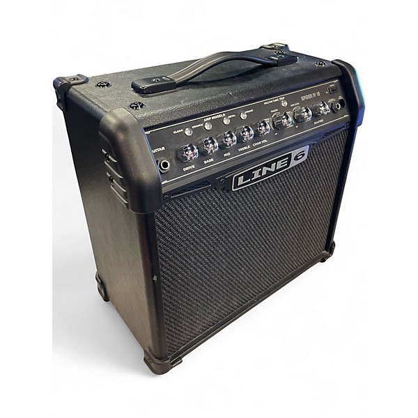 Used Line 6 Spider IV 15W 1X8 Guitar Combo Amp