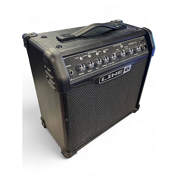 Used Line 6 Spider IV 15W 1X8 Guitar Combo Amp