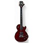Used 2008 Gibson Dark Fire Les Paul Crimson Red Trans Solid Body Electric Guitar thumbnail