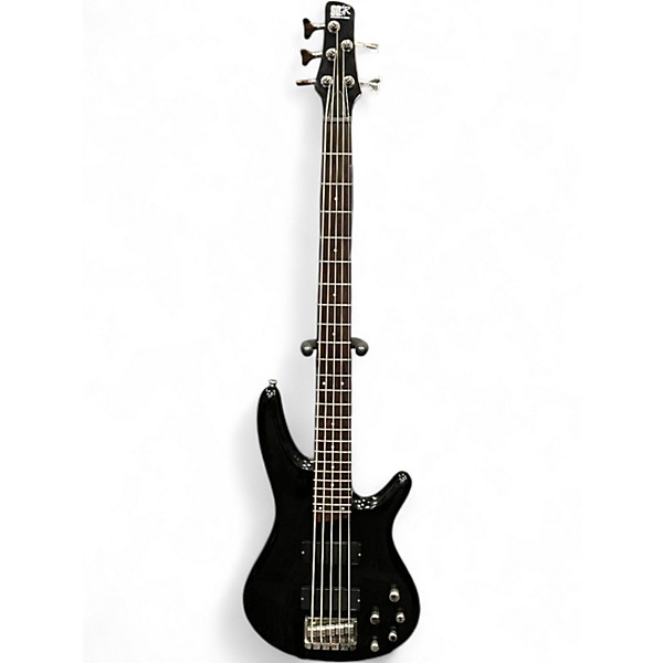 Used Ibanez SR405 5 String Black Electric Bass Guitar