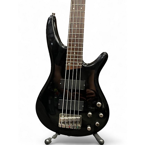 Used Ibanez SR405 5 String Black Electric Bass Guitar