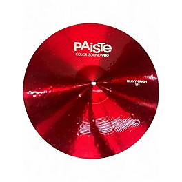 Used Paiste 17in 900 Colorsound Heavy Crash Cymbal