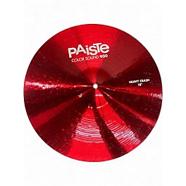 Used Paiste 18in 900 Colorsound Heavy Crash Cymbal