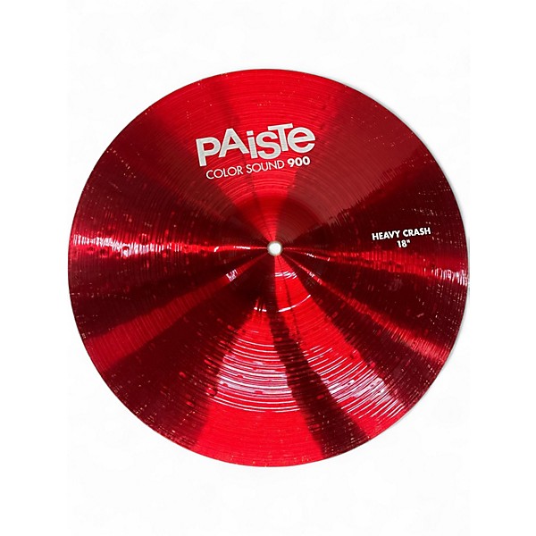 Used Paiste 18in 900 Colorsound Heavy Crash Cymbal