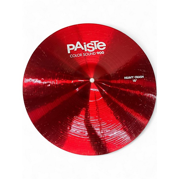 Used Paiste 18in 900 Colorsound Heavy Crash Cymbal