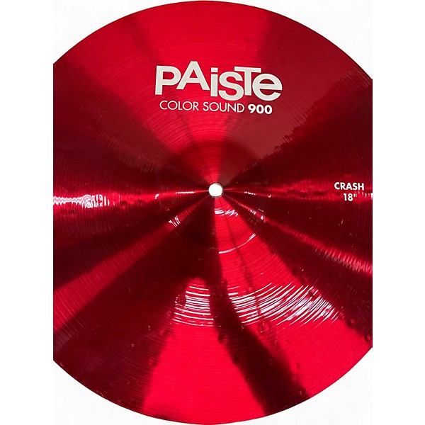Used Paiste 18in 900 Colorsound Cymbal