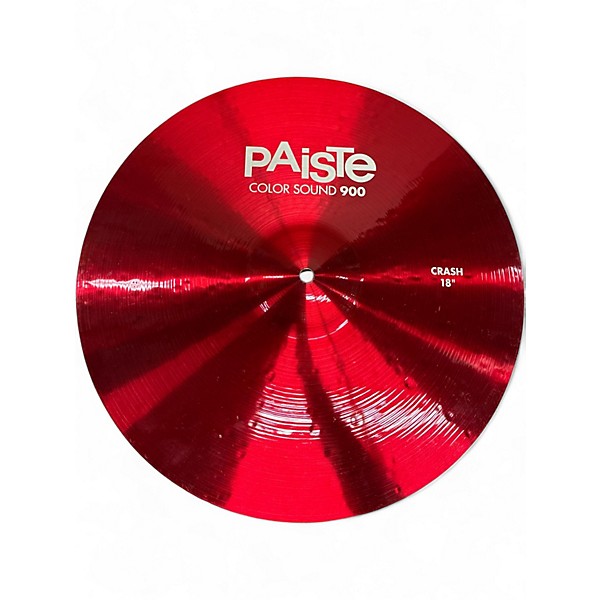 Used Paiste 18in 900 Colorsound Cymbal