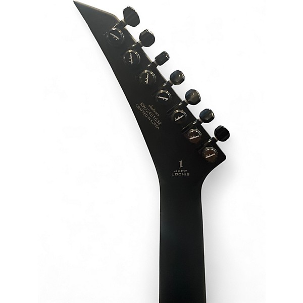 Used Jackson JEFF LOOMIS SL7HT Black Solid Body Electric Guitar