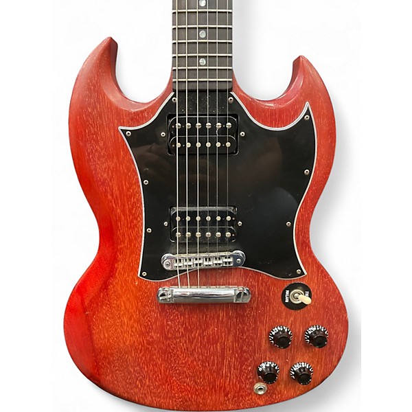 Used Gibson SG Studio Faded Worn Cherry Solid Body Electric Guitar