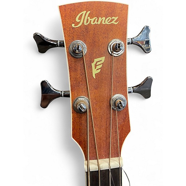 Used Ibanez PNB14E Natural Acoustic Bass Guitar