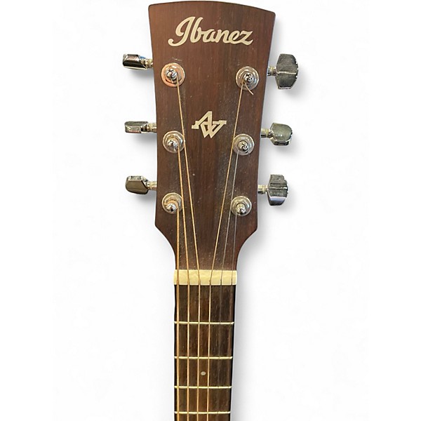 Used 2021 Ibanez AW5CE-OPN Mahogany Acoustic Guitar