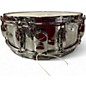 Used 1970s Slingerland 5X14 Gene Krupa Sound King Chrome Over Brass Drum