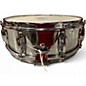 Used 1970s Slingerland 5X14 Gene Krupa Sound King Chrome Over Brass Drum