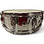 Used 1970s Slingerland 5X14 Gene Krupa Sound King Chrome Over Brass Drum