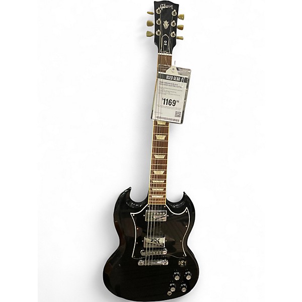 Used Gibson SG Black Solid Body Electric Guitar