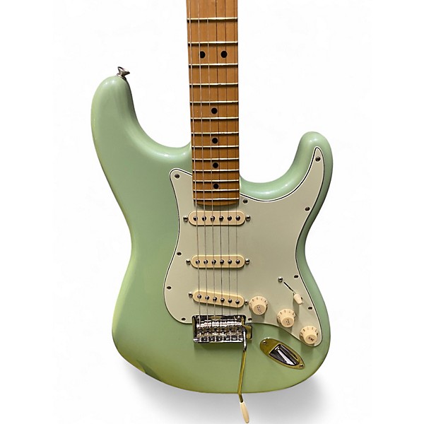 Used Fender Player Stratocaster Surf Green Solid Body Electric Guitar