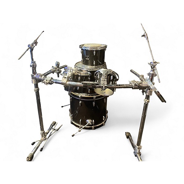 Used Gretsch Drums 5 Piece Renown Black Drum Kit