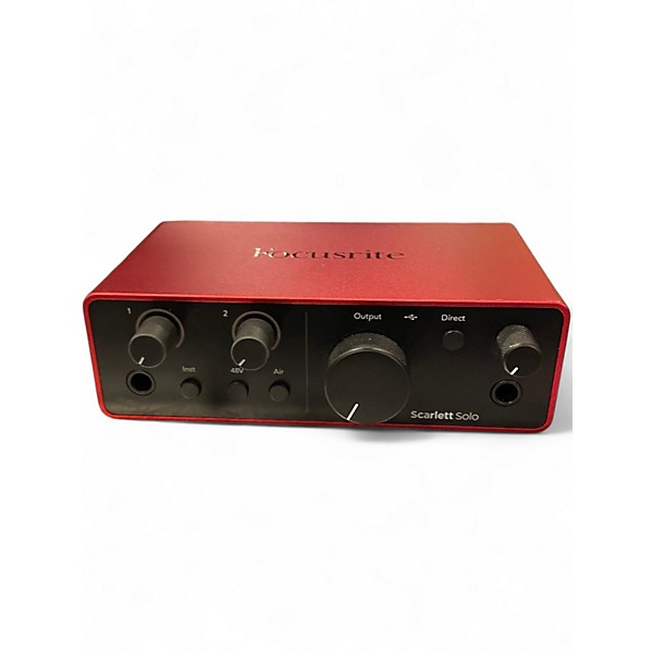 Used Focusrite Scarlett Solo Audio Interface