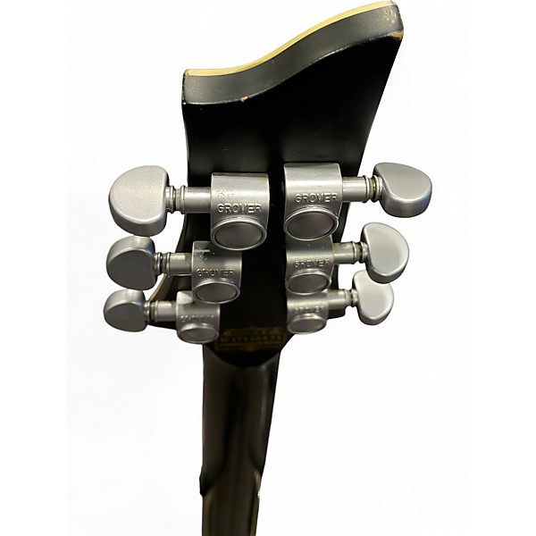 Used 2016 Schecter Guitar Research Damien Platinum 6 Floyd Rose Black Solid Body Electric Guitar