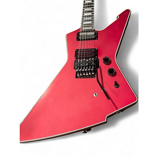 Used 2023 Schecter Guitar Research E1 FR S Sustaniac Candy Apple Red Solid Body Electric Guitar