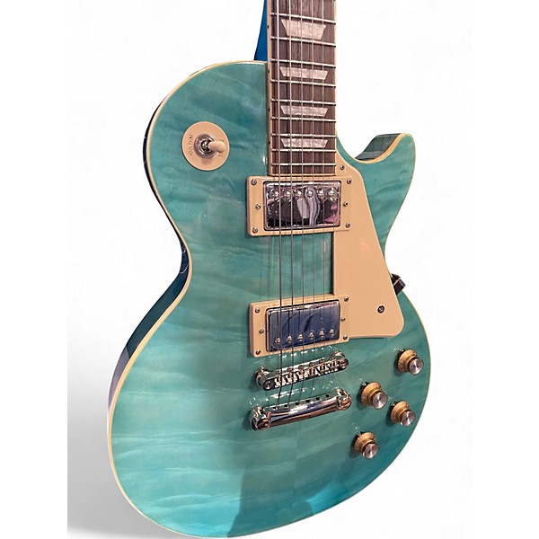 Used Epiphone Les Paul Standard Blue Solid Body Electric Guitar