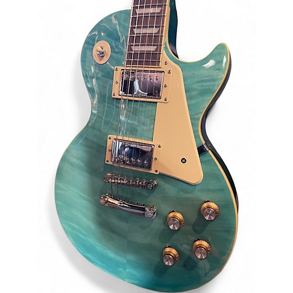 Used Epiphone Les Paul Standard Blue Solid Body Electric Guitar