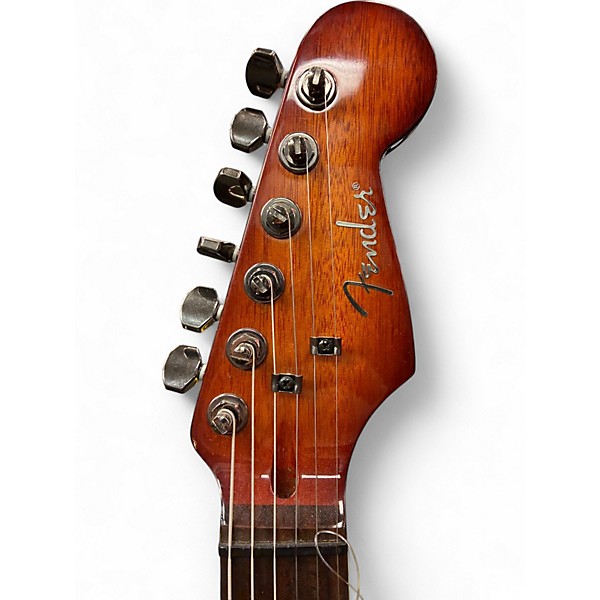 Used Fender Showmaster Tobacco Burst Solid Body Electric Guitar