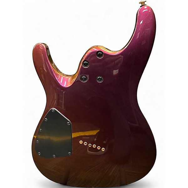 Used Ibanez SML721 S Axe Design Lab Rose Gold Chameleon Solid Body Electric Guitar