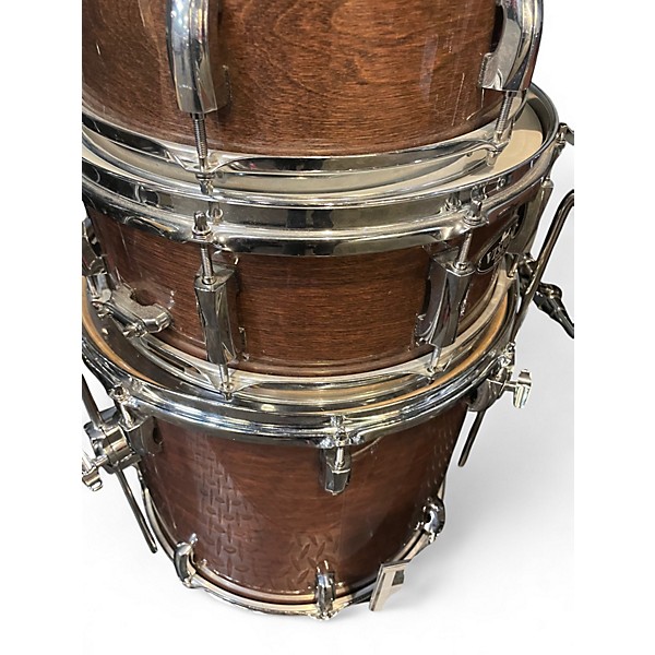 Used Pearl 4 Piece Vision Brown Drum Kit