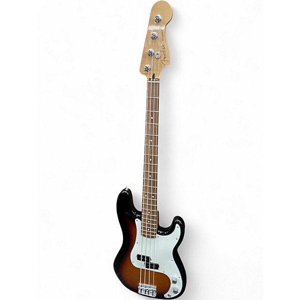Used Fender Player Precision Bass 2 Color Sunburst Electric Bass Guitar
