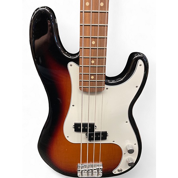 Used Fender Player Precision Bass 2 Color Sunburst Electric Bass Guitar