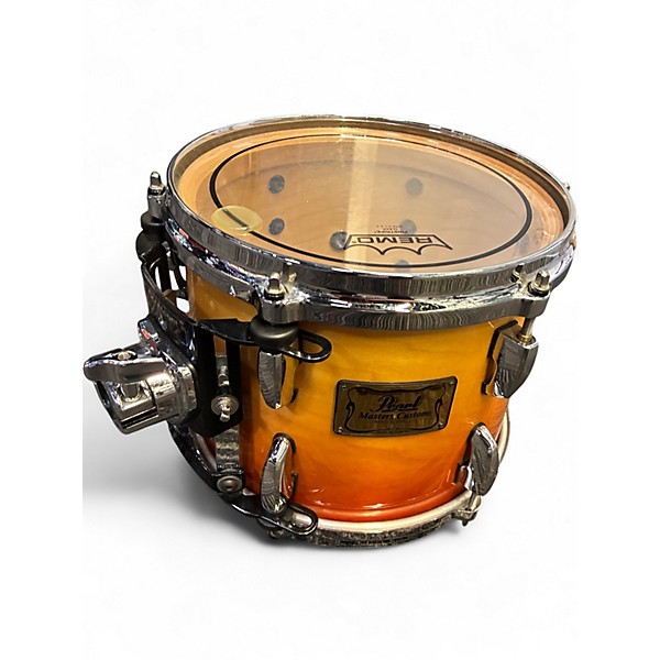 Used Pearl 4 Piece Masterworks Custom 2 Color Sunburst Drum Kit