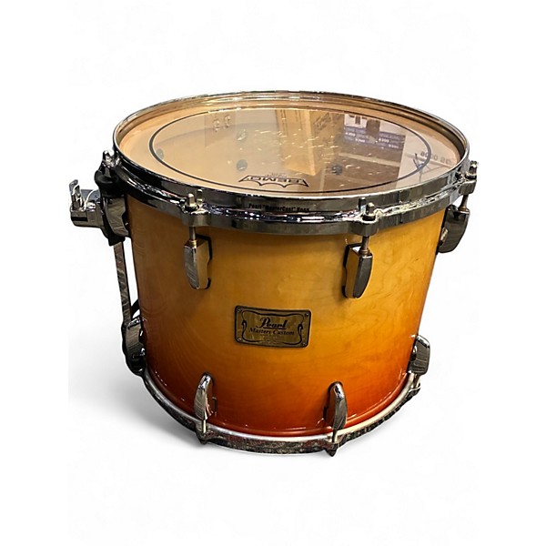 Used Pearl 4 Piece Masterworks Custom 2 Color Sunburst Drum Kit