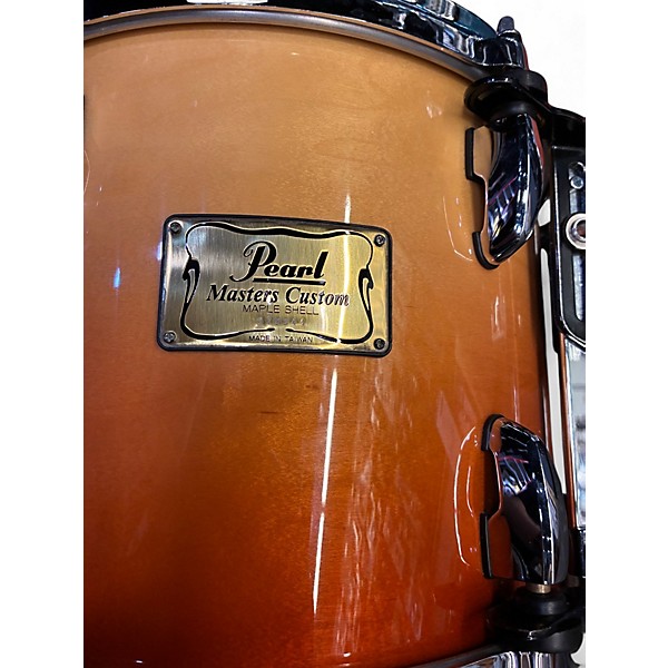 Used Pearl 4 Piece Masterworks Custom 2 Color Sunburst Drum Kit