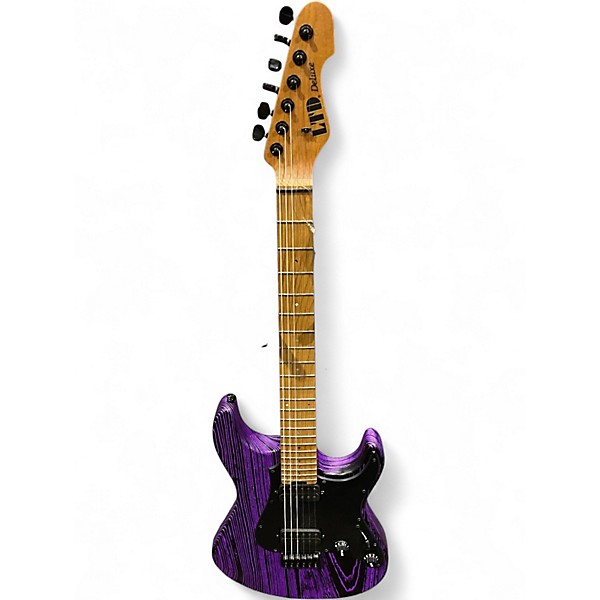 Used ESP LTD SN1000 Purple Sandblasted Solid Body Electric Guitar