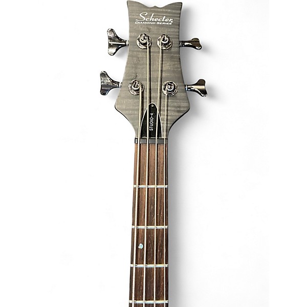 Used Schecter Guitar Research stiletto Studio 4 Black Electric Bass Guitar