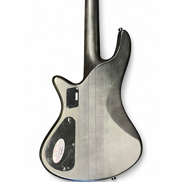 Used Schecter Guitar Research stiletto Studio 4 Black Electric Bass Guitar