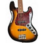 Used 2005 Fender 1975 Reissue Jazz Bass 2 Color Sunburst Electric Bass Guitar thumbnail