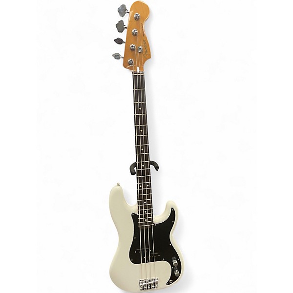 Used Fender Standard Precision Bass Alpine White Electric Bass Guitar