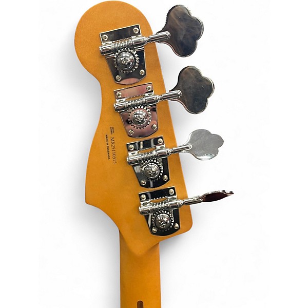 Used Fender Standard Precision Bass Alpine White Electric Bass Guitar