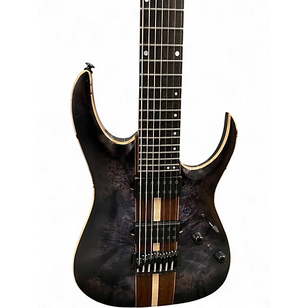 Used Ibanez RGA217P1PB Deep Twilight Burst Solid Body Electric Guitar