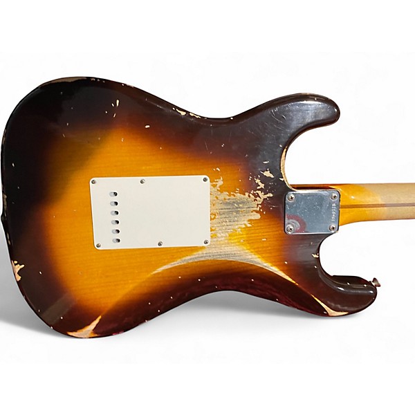 Used Fender CUSTOM SHOP 1957 HEAVY RELIC SUNBURST Solid Body Electric Guitar