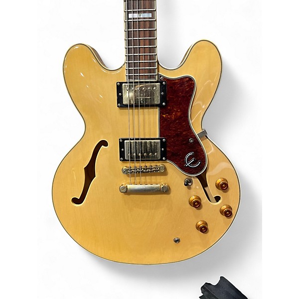 Used Epiphone Sheraton II Natural Hollow Body Electric Guitar