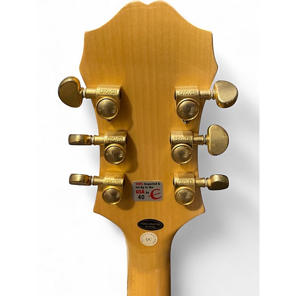 Used Epiphone Sheraton II Natural Hollow Body Electric Guitar