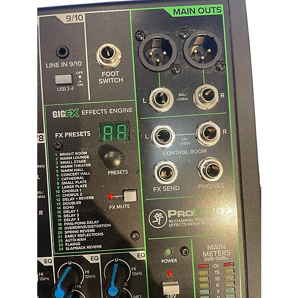 Used Mackie PROFX10V3 Unpowered Mixer