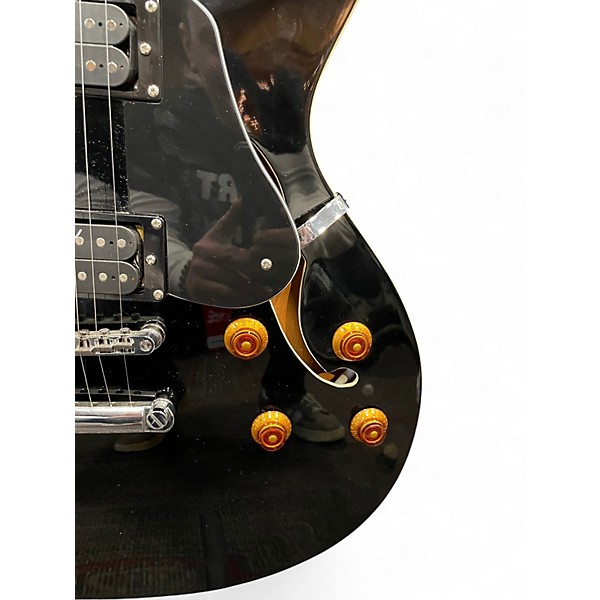 Used Oscar Schmidt OE-30 Black Hollow Body Electric Guitar